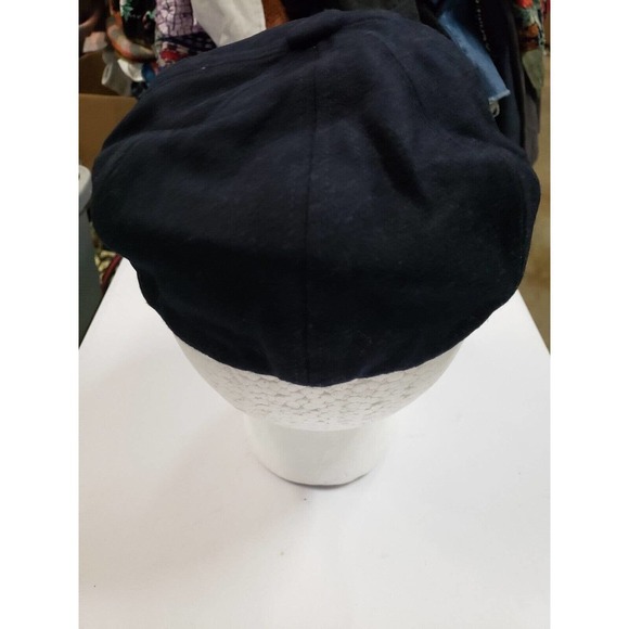 San Diego Hats Mens One Size Black Canvas Lined‎ Flat Top Beanie Wool Blend Cap - Picture 3 of 7